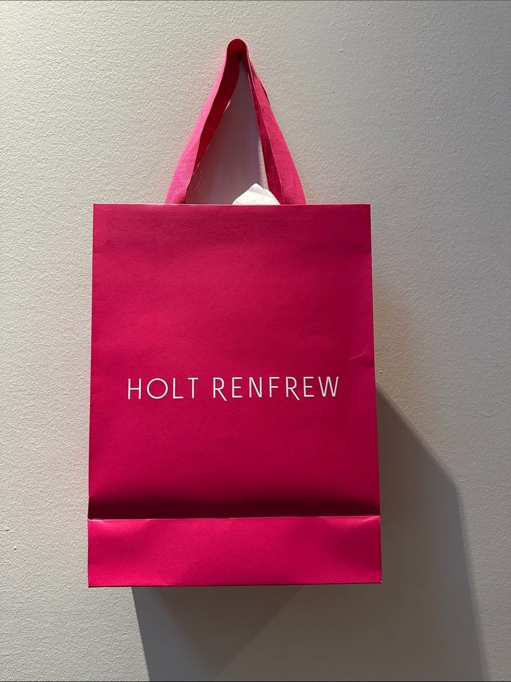 Holt Renfrew Bright Pink Bag